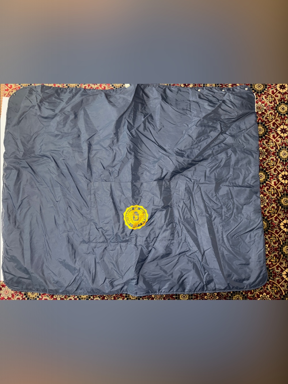 Vintage University of Michigan Outdoor Blanket